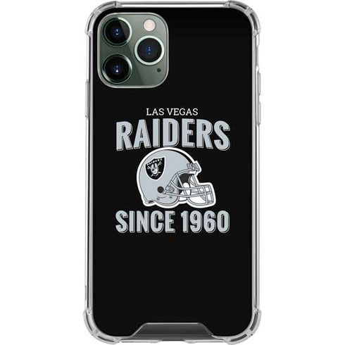 NFL Las Vegas Raiders Helmet iPhone 11 Pro Max Clear Case