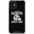 NFL Las Vegas Raiders Helmet iPhone 12 Clear Case