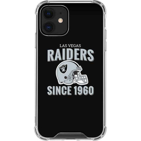 NFL Las Vegas Raiders Helmet iPhone 12 Mini Clear Case