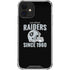 NFL Las Vegas Raiders Helmet iPhone 12 Mini Clear Case