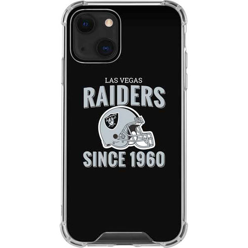 NFL Las Vegas Raiders Helmet iPhone 13 Mini Clear Case