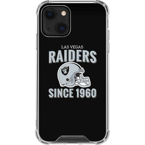 NFL Las Vegas Raiders Helmet iPhone 15 Plus Clear Case