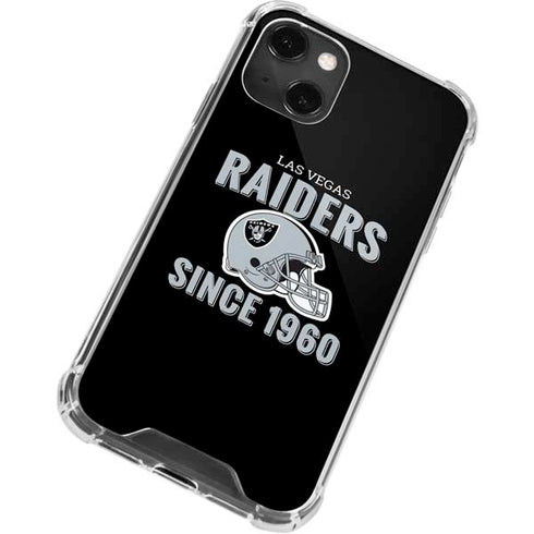 NFL Las Vegas Raiders Helmet iPhone 14 Plus Clear Case