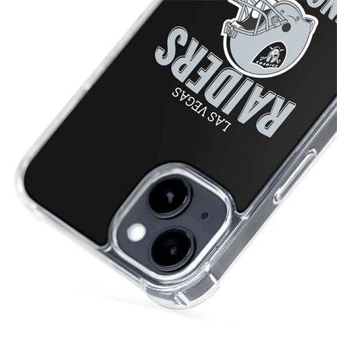 NFL Las Vegas Raiders Helmet iPhone 15 Plus MagSafe Case