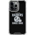 NFL Las Vegas Raiders Helmet iPhone 15 Pro Clear Case