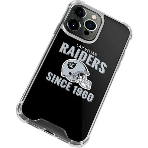 NFL Las Vegas Raiders Helmet iPhone 14 Pro Clear Case