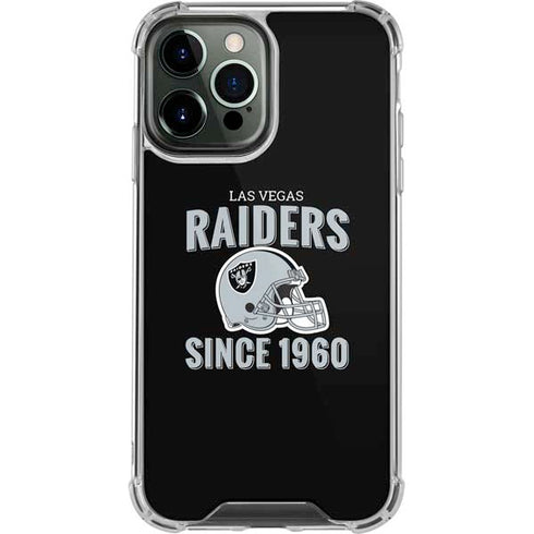NFL Las Vegas Raiders Helmet iPhone 14 Pro Max Clear Case