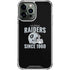 NFL Las Vegas Raiders Helmet iPhone 14 Pro Max Clear Case