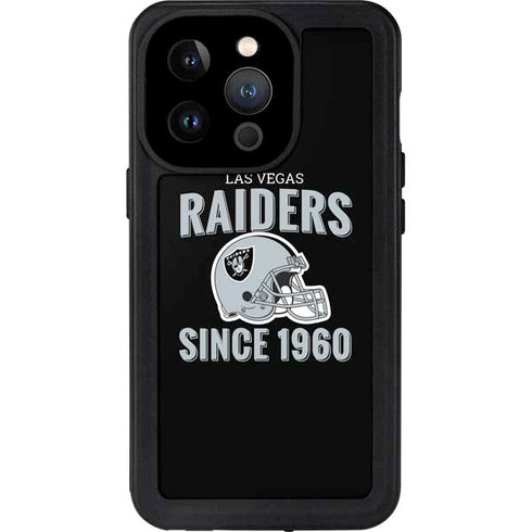 NFL Las Vegas Raiders Helmet iPhone 14 Pro Waterproof Case