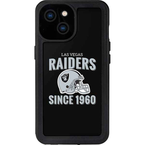 NFL Las Vegas Raiders Helmet iPhone 15 Waterproof Case