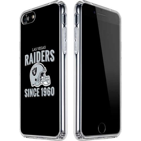 NFL Las Vegas Raiders Helmet iPhone SE (2nd & 3rd Gen) Clear Case