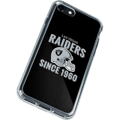 NFL Las Vegas Raiders Helmet iPhone SE (2nd & 3rd Gen) Clear Case