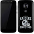 NFL Las Vegas Raiders Helmet Moto E5 Play Skin