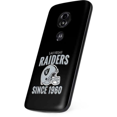 NFL Las Vegas Raiders Helmet Moto E5 Play Skin