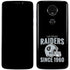 NFL Las Vegas Raiders Helmet Moto E5 Plus Skin