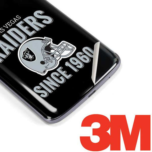 NFL Las Vegas Raiders Helmet Moto E5 Plus Skin