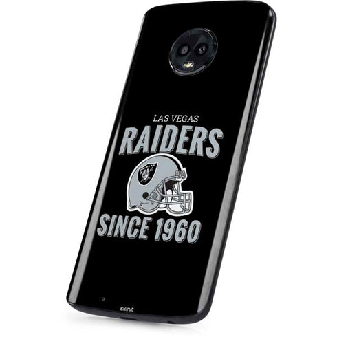NFL Las Vegas Raiders Helmet Moto G6 Skin