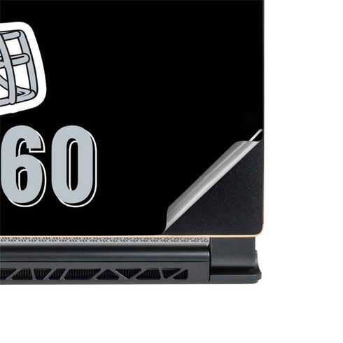 NFL Las Vegas Raiders Helmet MSI GS65 Stealth Laptop Skin