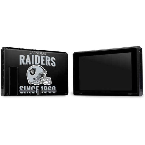 NFL Las Vegas Raiders Helmet Nintendo Switch Bundle Skin