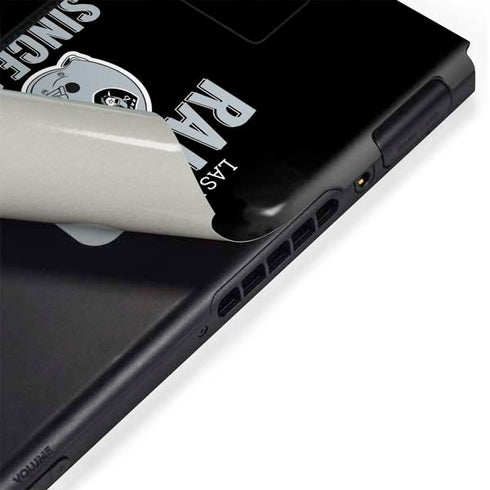 NFL Las Vegas Raiders Helmet Nintendo Switch Bundle Skin