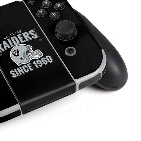 NFL Las Vegas Raiders Helmet Nintendo Switch OLED (2021) Skin