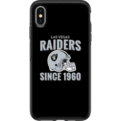 NFL Las Vegas Raiders Helmet Otterbox Symmetry iPhone Skin