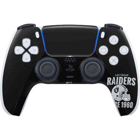 NFL Las Vegas Raiders Helmet PS5 Controller Skin