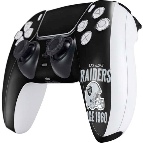 NFL Las Vegas Raiders Helmet PS5 Controller Skin