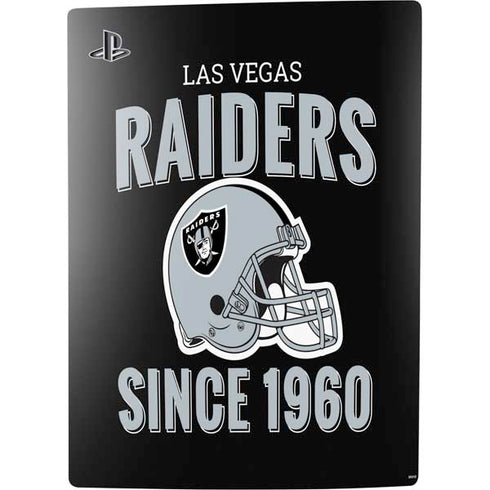 NFL Las Vegas Raiders Helmet PS5 Digital Edition Console Skin