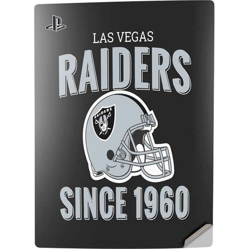 NFL Las Vegas Raiders Helmet PS5 Digital Edition Console Skin