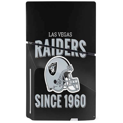 NFL Las Vegas Raiders Helmet PS5 Slim Disk Bundle Skin