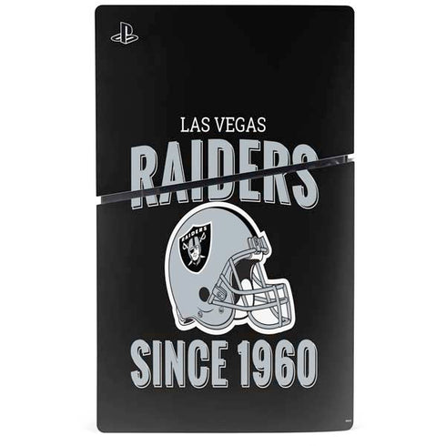 NFL Las Vegas Raiders Helmet PS5 Slim Disk Console Skin