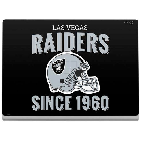 NFL Las Vegas Raiders Helmet Surface Book 2 13.5in Skin