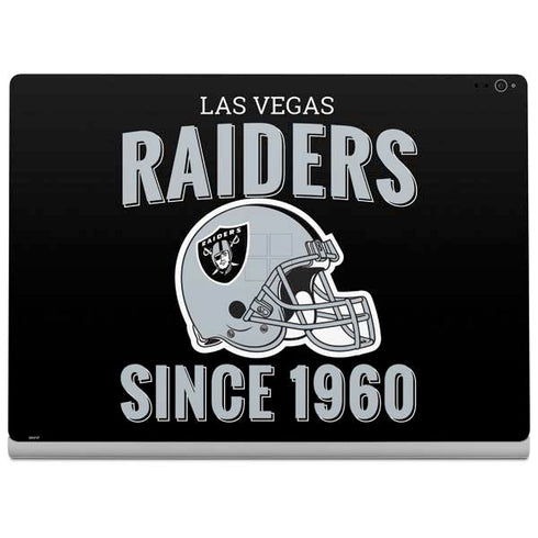 NFL Las Vegas Raiders Helmet Surface Book 2 15in Skin