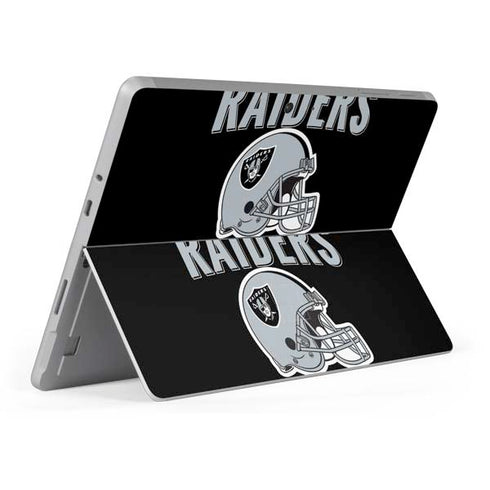 NFL Las Vegas Raiders Helmet Surface Go Skin