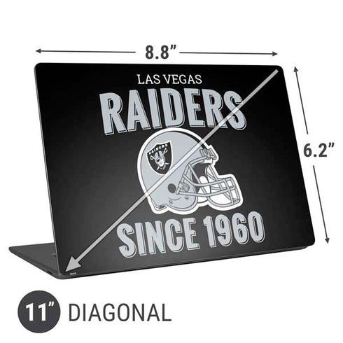 NFL Las Vegas Raiders Helmet Universal Laptop 11in (8.8 x 6.2in) Skin