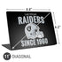 NFL Las Vegas Raiders Helmet Universal Laptop 11in (8.8 x 6.2in) Skin