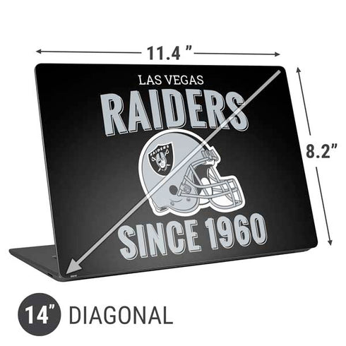 NFL Las Vegas Raiders Helmet Universal Laptop 14in (11.4 x 8.2in) Skin