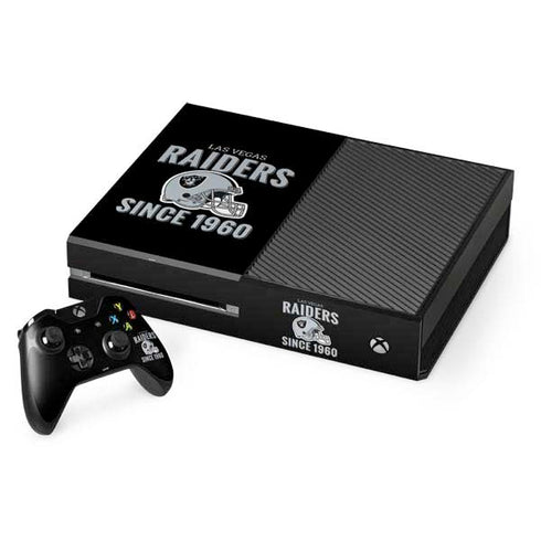 NFL Las Vegas Raiders Helmet Xbox One Console and Controller Bundle Skin