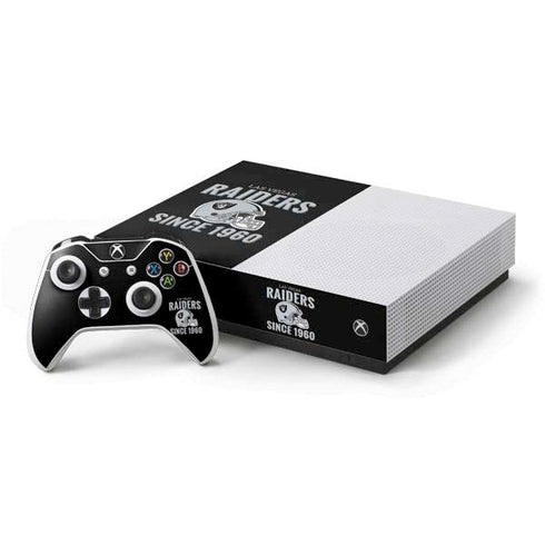 NFL Las Vegas Raiders Helmet Xbox One S All-Digital Edition Bundle Skin