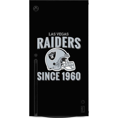 NFL Las Vegas Raiders Helmet Xbox Series X Console Skin
