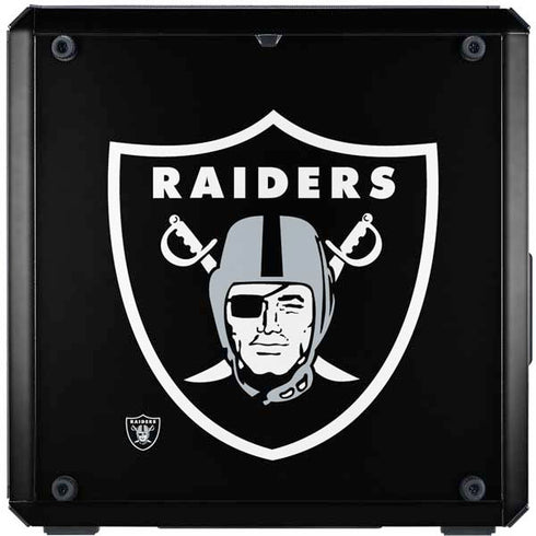 NFL Las Vegas Raiders Large Logo Cooler Master MasterBox Q300L Mini Tower Skin