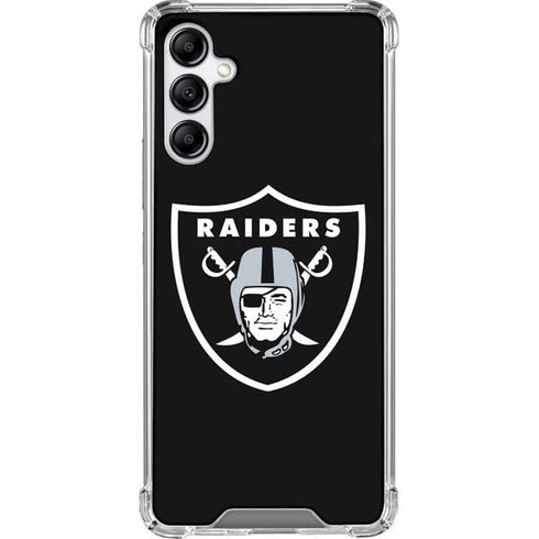 NFL Las Vegas Raiders Large Logo Galaxy A14 5G Clear Case