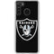 NFL Las Vegas Raiders Large Logo Galaxy A21 Clear Case
