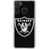 NFL Las Vegas Raiders Large Logo Galaxy A21 Clear Case