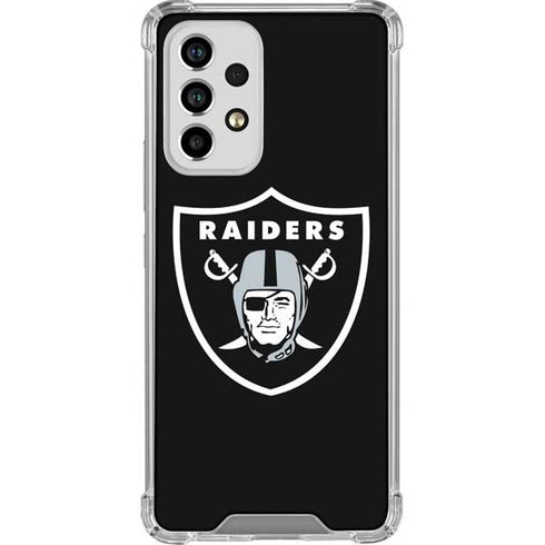 NFL Las Vegas Raiders Large Logo Galaxy A33 5G Clear Case