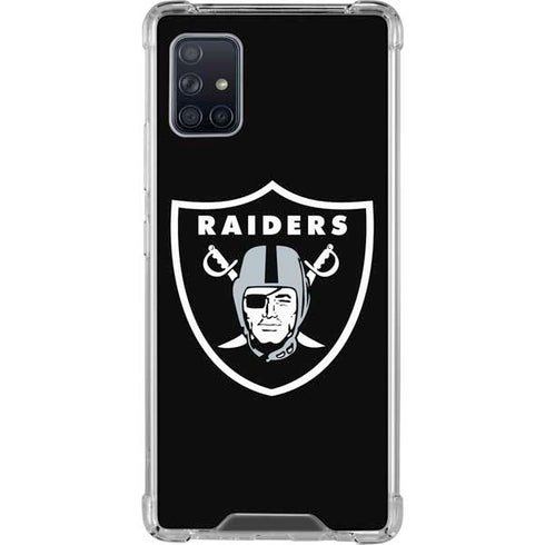 NFL Las Vegas Raiders Large Logo Galaxy A51 5G Clear Case