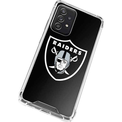 NFL Las Vegas Raiders Large Logo Galaxy A52 5G Clear Case