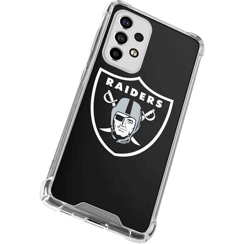 NFL Las Vegas Raiders Large Logo Galaxy A53 5G Clear Case