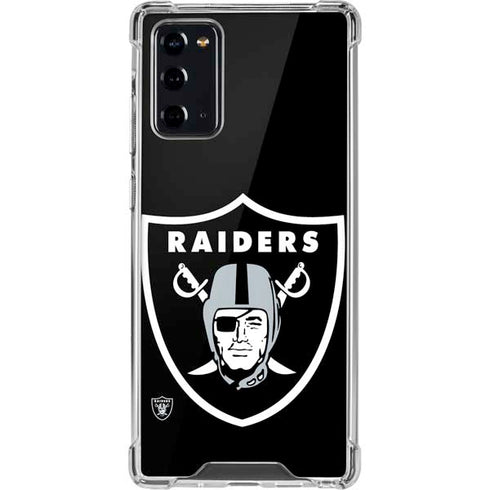NFL Las Vegas Raiders Large Logo Galaxy Note20 5G Clear Case
